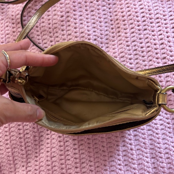 Coach Multicolor Patchwork Leather Fabric Signature Crossbody Purse Shoulder Bag - Picture 4 of 4